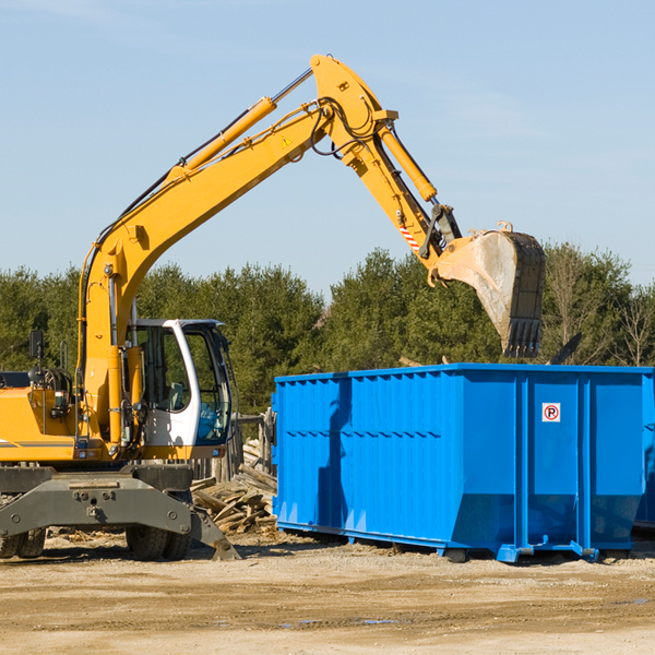 how many times can i have a residential dumpster rental emptied in Leslie WV